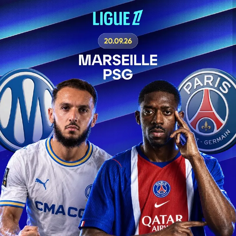⚽️ LE CLASSIQUE! 📣 Futbolseverlerin gözü bu büyük düelloda! 🔥 ⭐ Marseille Ligue 1'de üst…