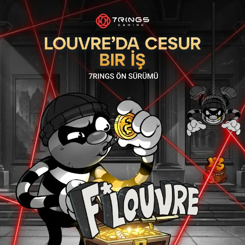 🎰 😶🫨🤠😺🫥🫨🤠😯🫨 ÇILGIN SOYGUN! 🔥 7Rings Gaming'in F*Louvre 👈 oyununa gir ve kazan! 🪙…