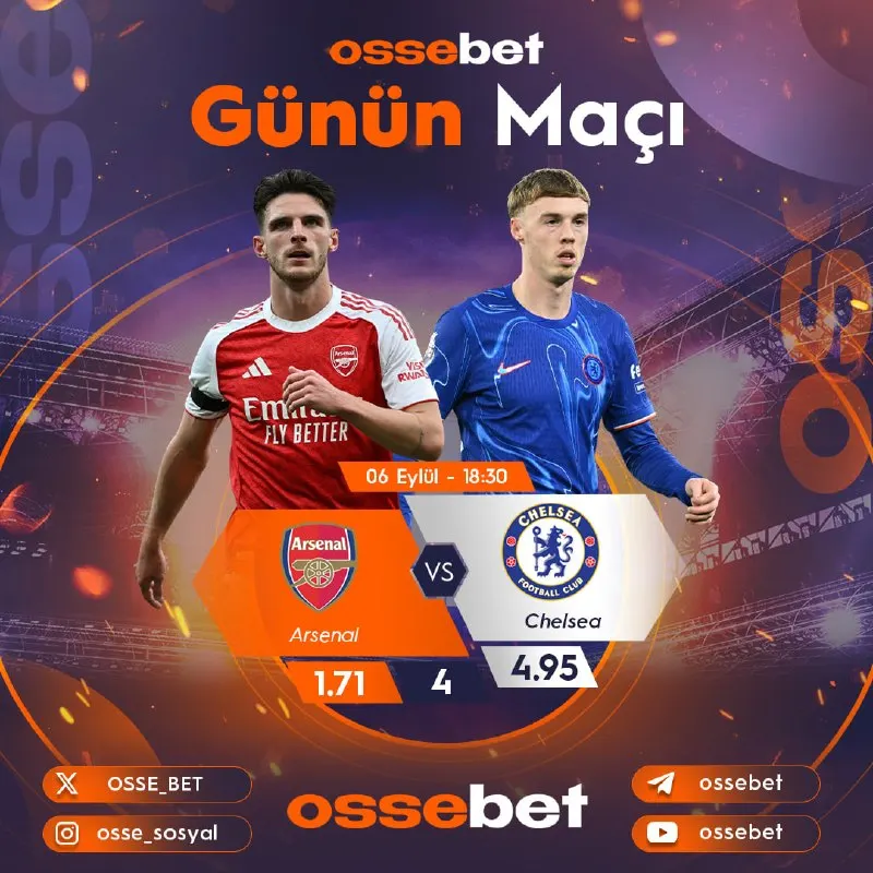 🏴󠁧󠁢󠁥󠁮󠁧󠁿 İngiltere Premier Liginde Bugün Arsenal Sahasında Chelsea Takımını Konuk Ediyor…