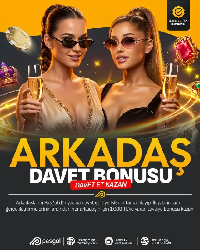 🎁🔥 ARKADAŞINI DAVET ET, BONUSU YAKALA! 👥 ARKADAŞ DAVET BONUSU 💰 1.000 TL’YE VARAN BONUS!…