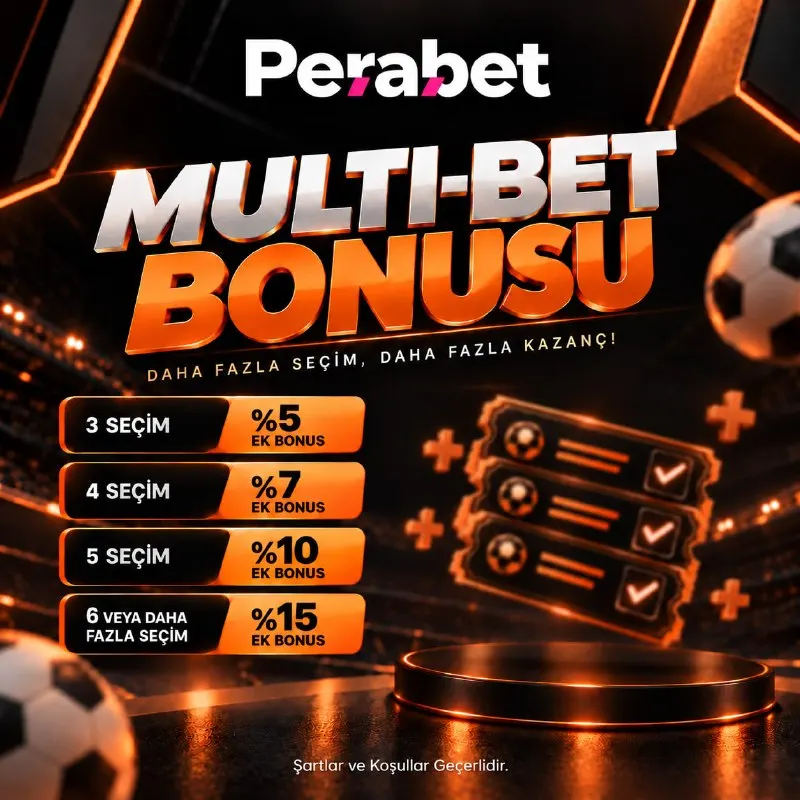 ⚽️ Kuponuna 3 veya daha fazla seçim ekle, Multi-Bet Bonusu fırsatını yakala! 🔥 %15’e…