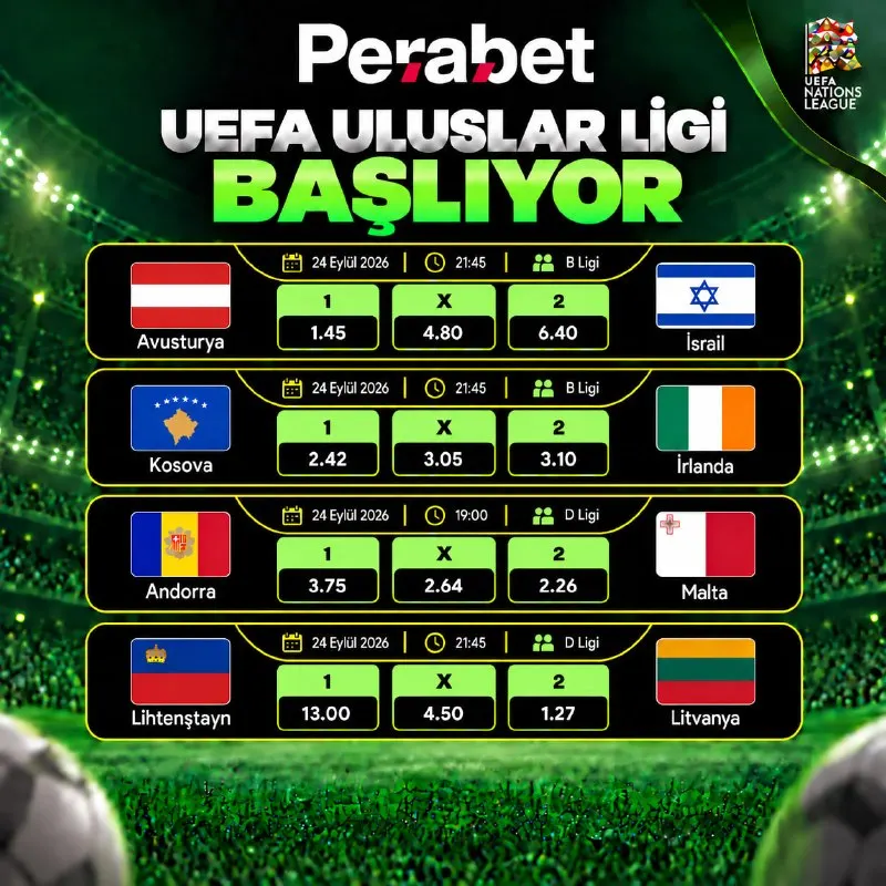 ⚽️ B ve D ligleri için geri sayım başladı! 👉https://t2m.co/perabetsports-t