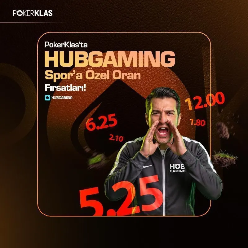 💯 POKERKLAS’TA ÖZEL ORANLAR MASADA! ⚡️ Seçili karşılaşmalara özel yükseltilmiş oranlar…
