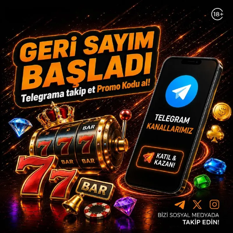 🔥 GERİ SAYIM BAŞLADI! ⏰ SAAT 13:00'TE PROMO KODU GELİYOR! 🎁 İlk 250 üye promo kodunu…