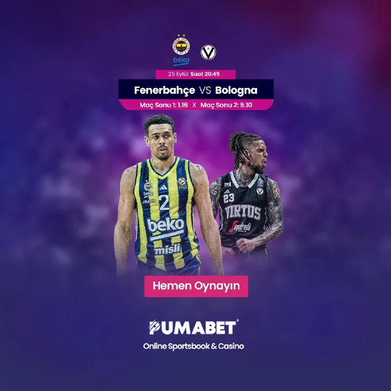 🏆 EuroLeague | 20:45 Fenerbahçe 🆚 Bologna 🎯 İlk 10 dakikada tempo kurulursa Fenerbahçe…