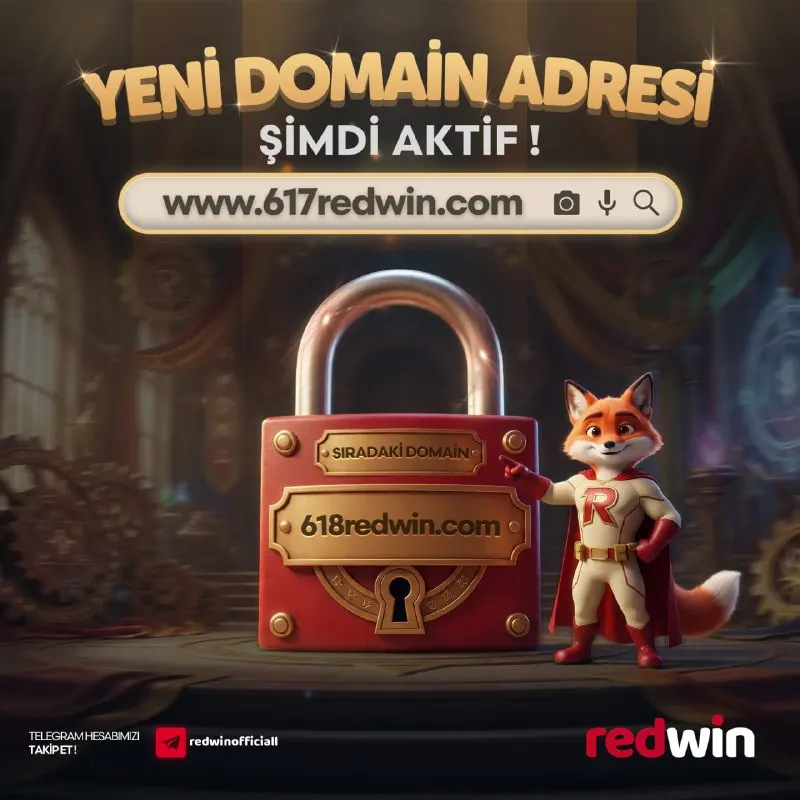 Güncel domain adresimiz: www.617redwin.com/tr ⚠️ Bunun dışında aslı olmayan domain…