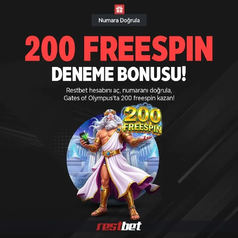 📞 NUMARANI DOĞRULA, 2️⃣0️⃣0️⃣ FREESPIN KAZAN! Numaranı doğrula, 200 freespin 🎰 senin…