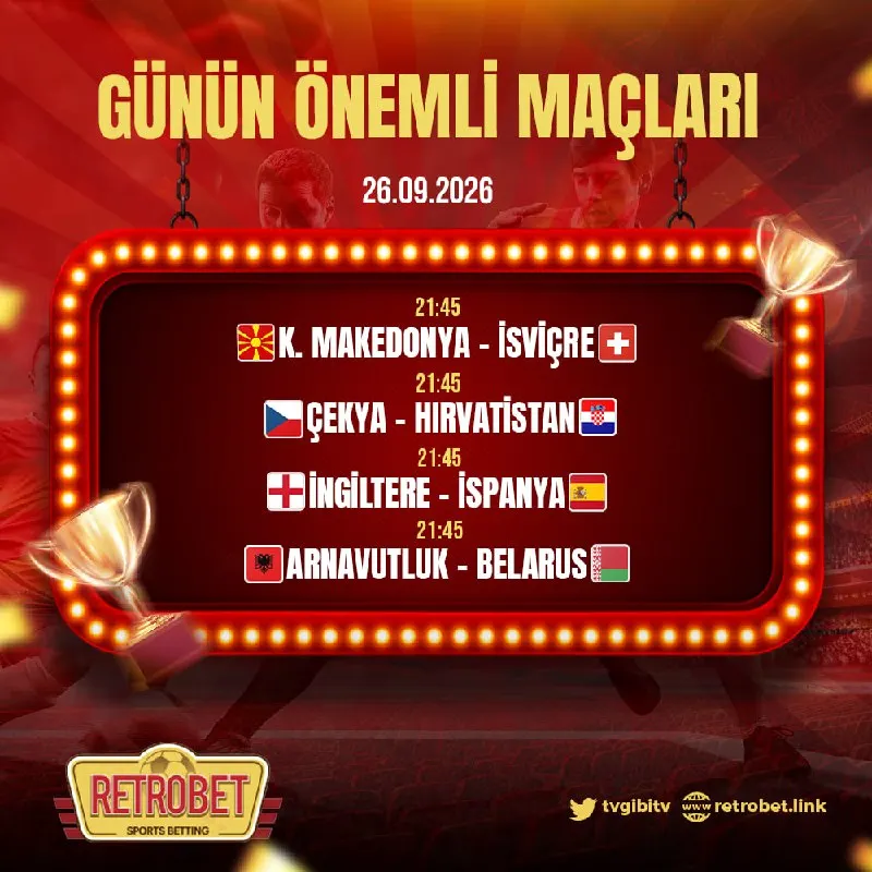 ⚽️ Günün Yüksek Oranlı Maçları ! ⭐️ Zirveye Oynayanların Adresi #Retrobet ♾ Güncel Adres…