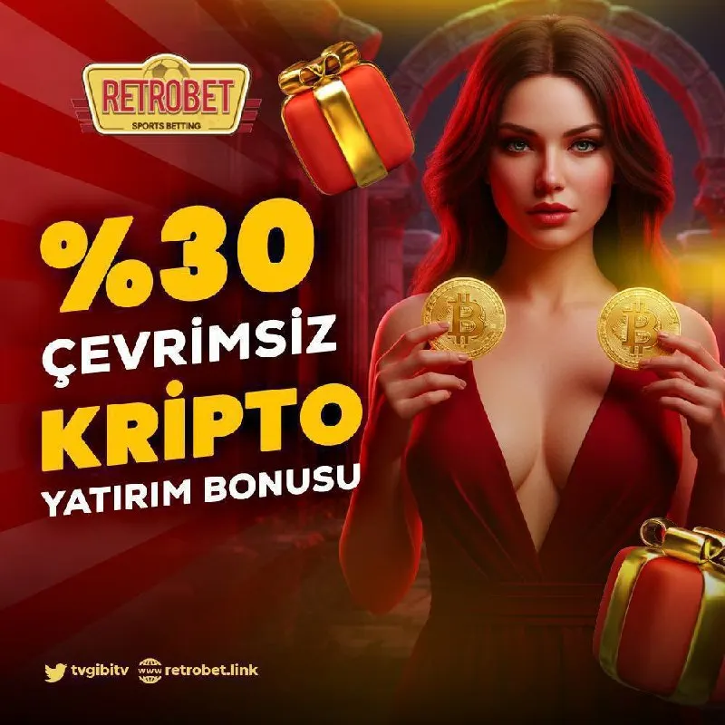 🎉 BÜYÜK FIRSAT! 🎉 🎰 RETROBET'te %30 ÇEVRİMSİZ KRİPTO YATIRIM BONUSU seni bekliyor! 🚀💸 ⭐️…