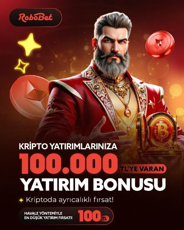 💰 KRİPTO YATIRIMLARINIZA 100.000 TL’YE VARAN YATIRIM BONUSU ROBOBET’TE! ✅ 100.000 TL’ye…