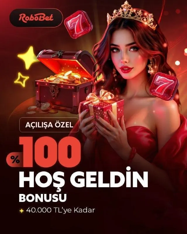 🎉 ROBOBET'TE AÇILIŞA ÖZEL %100 HOŞ GELDİN BONUSU! 🎉 🔥 İlk yatırımında 40.000 TL’ye kadar…