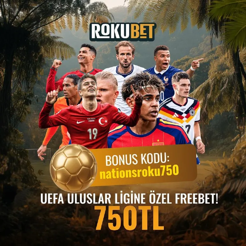 ULUSLARA ÖZEL 750 TL FREEBET ROKUDAN 🔥 💸 Freebet Miktarı: 750 TL 📈 Minimum Oran: 1.99 📤…