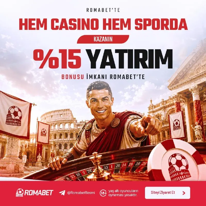 💥 %15 YATIRIM BONUSU! ↗️ Romabet'te yatırımların anında değer kazanıyor! Sınır yok; ister…