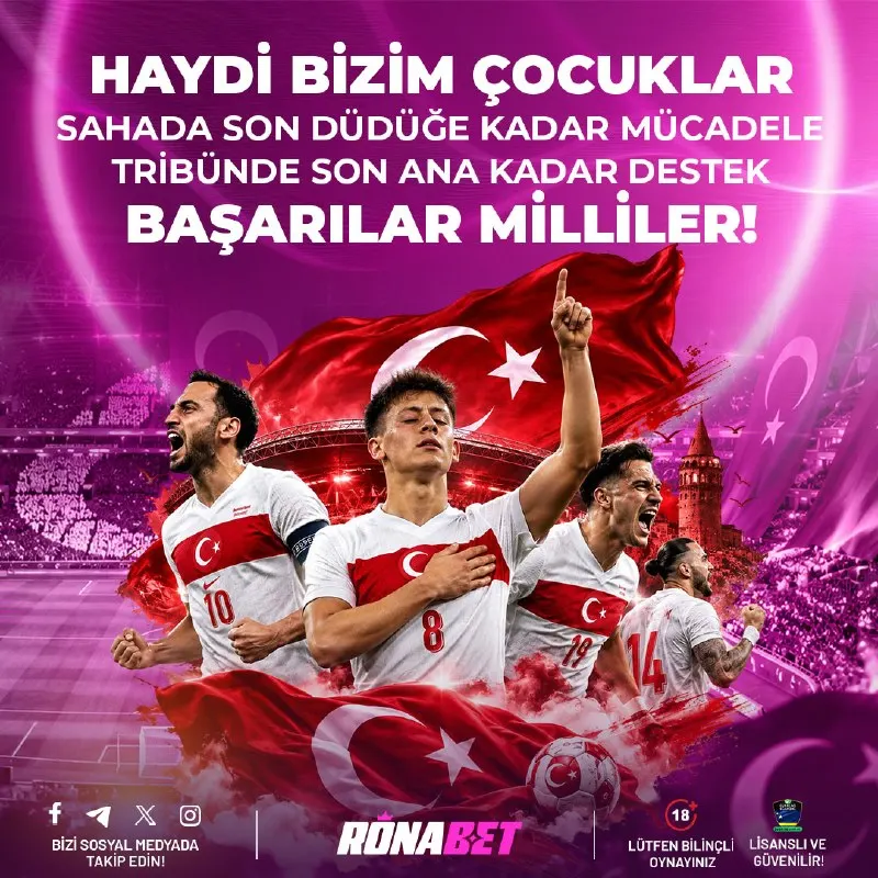 🇹🇷 HAYDİ BİZİM ÇOCUKLAR Sahada son düdüğe kadar mücadele, tribünde son ana kadar destek…