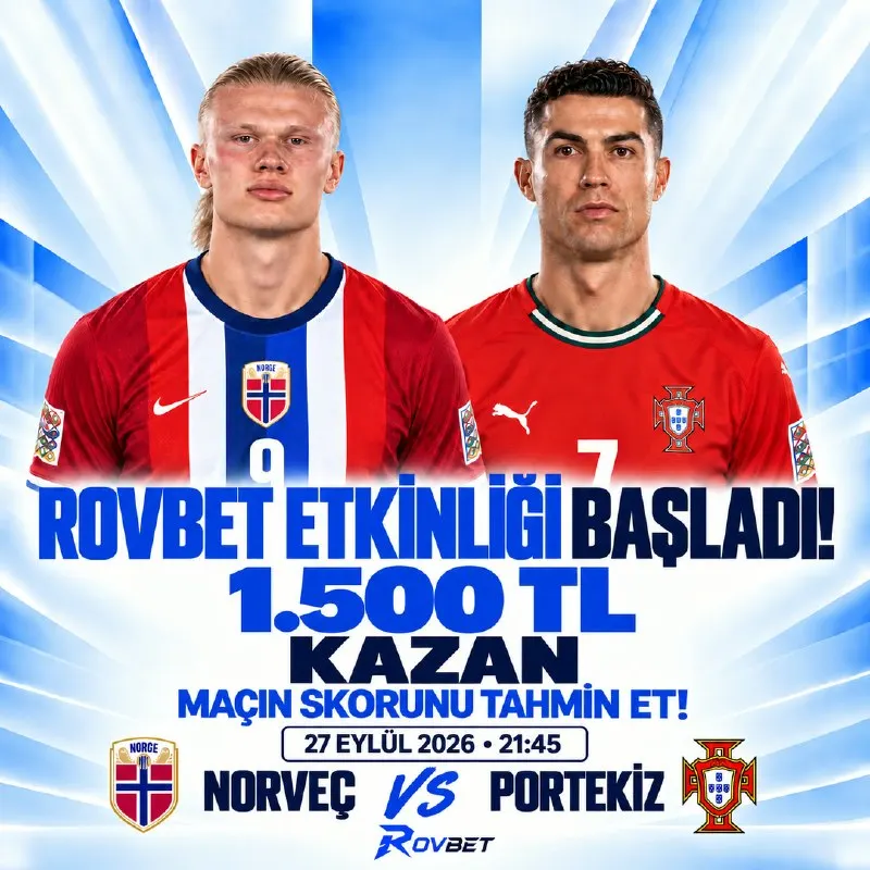 ⭐️ SON 6 SAAT! ⭐️ Uluslar Ligi Norveç vs Portekiz Skor Tahmin Etkinliği ⭐️ Sponsor…