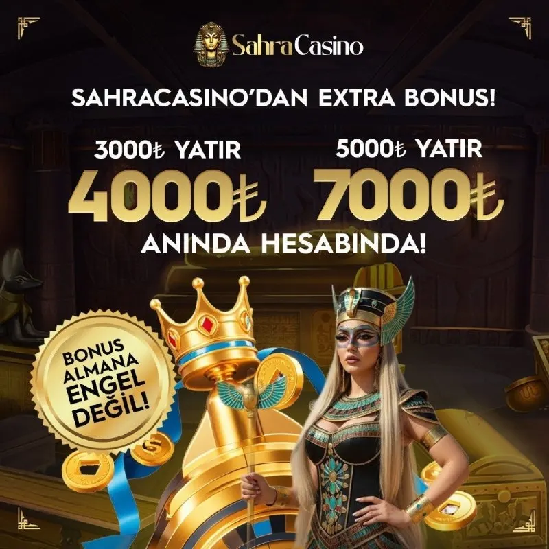 🔆 3.000 TL NAKİT ÖDÜL 🔆 https://t.ly/Sahracasino