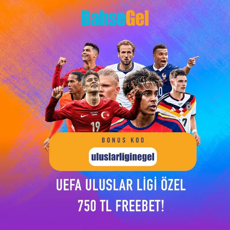 👀 ULUSLAR LİGİNE SÜPRİZLE GELDİK 👀 💸 Freebet Miktarı: 750 TL 📈 Minimum Oran: 1.3 📤…