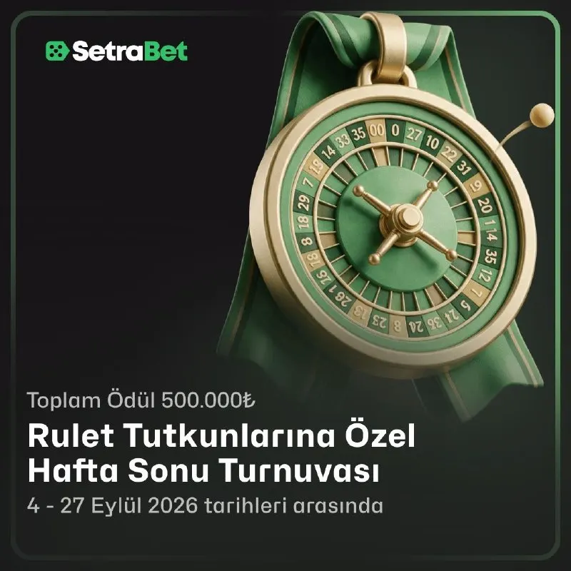 🎲 Rulet Tutkunları Bu Masada Buluşuyor! 🔥 Cuma'dan Pazar'a uzanan hafta sonu…