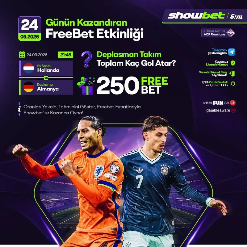 💚💚💚💚💚💚 Freebet Ödüllü Tahmin Etkinliği 🇳🇱 HOLLANDA 🆚 ALMANYA 🇩🇪 🏆 Deplasman Takım Toplam…
