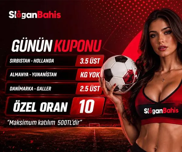 😍😍😍😍😍😍😍😍😍😍 😍SLOGANBAHİS’TEN ÖZEL ORAN 😍SIRBISTAN - HOLLANDA 😍3,5 ÜST 😍ALMANYA…