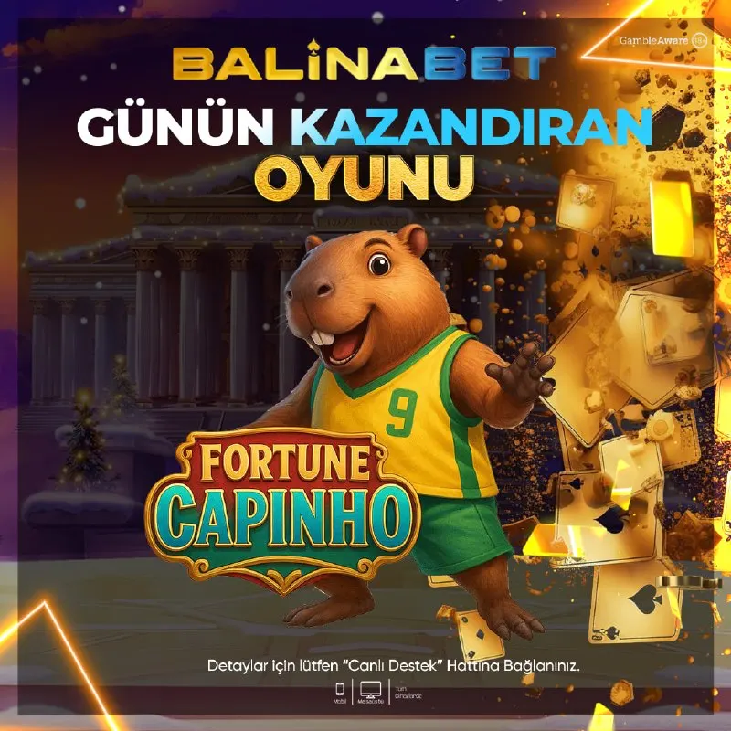 👑 Balina’da Günün Kazandıran Oyunu 💸FORTUNE CAPİNHO💸 🐳 Hemen BalinaBet Üyesi Ol Kazanmaya…