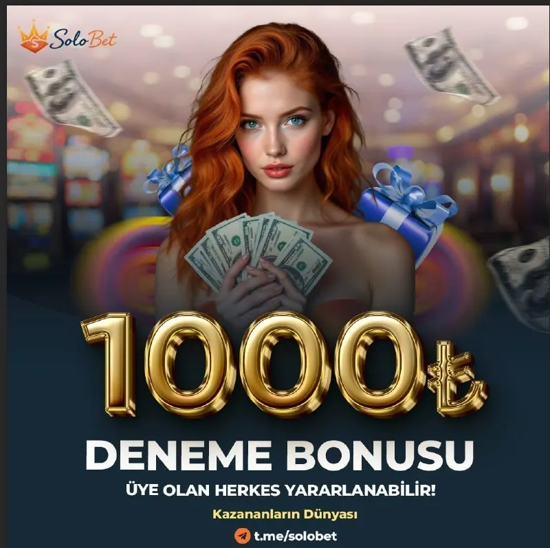 🎰 SOLOBET İLE HER ZAMAN KAZAN! 🆕 Yeni Üye Olan Herkese, ➡️📙📙📙📙 TL Deneme Bonusu ➡️ Kod…