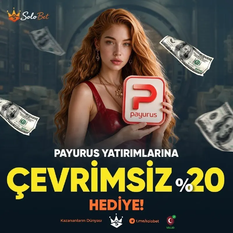 🎰 PAYURUS YATIRIMLARINIZA TAM %20 ÇEVRİMSİZ BONUS! 🔥 💰 Payurus Yöntemi İle Yapacağın, 💳…