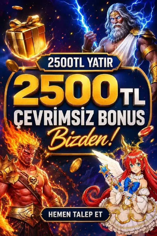 🟥🟥🟥🟥 🟢2.500₺ Çevrimsiz Bonus 💎Bugün yapacağın 2.500₺ Yatırıma tam 2.500₺ Çevrimsiz Slot…