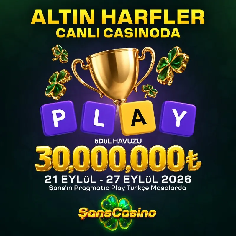 💰 ALTIN HARFLERİN PEŞİNE DÜŞ! ⚡️ Pragmatic Play'in seçili canlı casino oyunlarında…