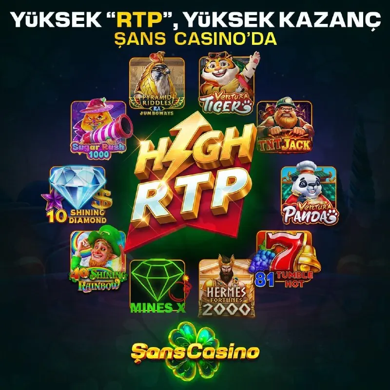 YÜKSEK RTP, YÜKSEK KAZANÇ ŞANS CASINO'DA! 🎰 EGT Digital'in High RTP serisi seni bekliyor!…