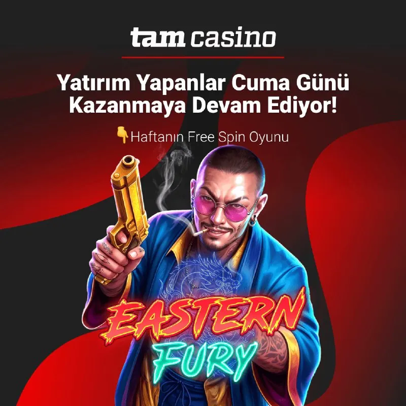 🎉 Bu haftaki aktif üyelerimize özel free spinler Eastern Fury oyununa eklendi…
