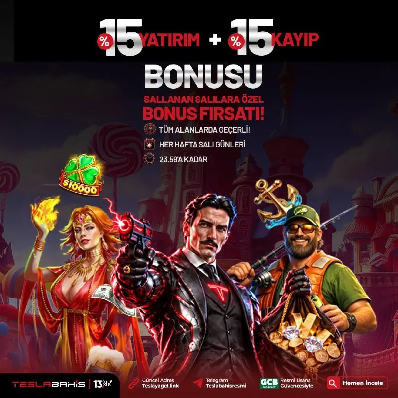 🤩🤩🤩🤩🤩🤩🤩🤩 🤩🤩🤩🤩 🤩🤩🤩🤩🤩 🤩🤩🤩🤩🤩🤩🤩 ☄️ %15 YATIRIM + %15 KAYIP BONUSU! ❗️Her Salı bonus fırsatını…