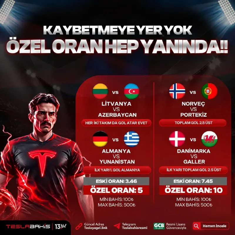 📣KUPONUN ORANI BUGÜN YÜKSELİYOR! 📣📈 Kuponuna dokunuş zamanı! 💎 ⚽️ Litvanya - Azerbaycan 🎯…