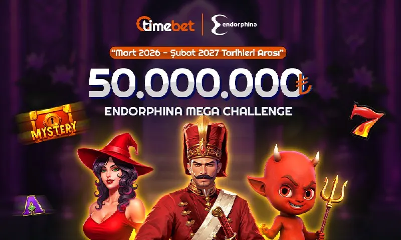 🪙 Timebet ve Endorphina iş birliğiyle düzenlenen, tam 50.000.000₺ ödül havuzuna sahip…