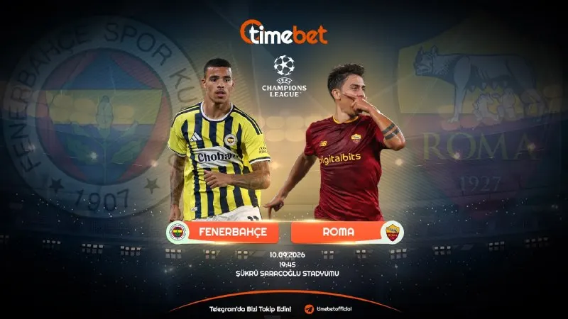 🇪🇺 Şampiyonlar Ligi yolunda sezonun ilk karşılaşmasında temsilcimiz Fenerbahçe' ye…