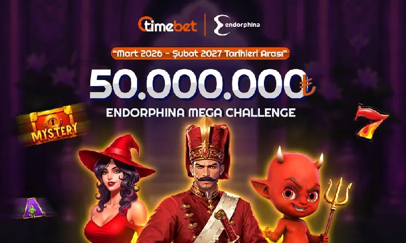 🪙 Timebet ve Endorphina iş birliğiyle düzenlenen, tam 50.000.000₺ ödül havuzuna sahip…