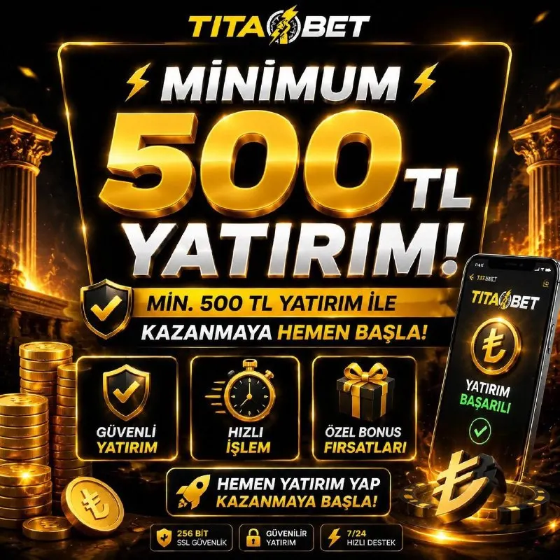 🚨TITABET HAVALE YATIRIM FIRSATI 🚨 💰Minimum 500 TL Havale Yatırım ile hemen başlayın! ⚡…