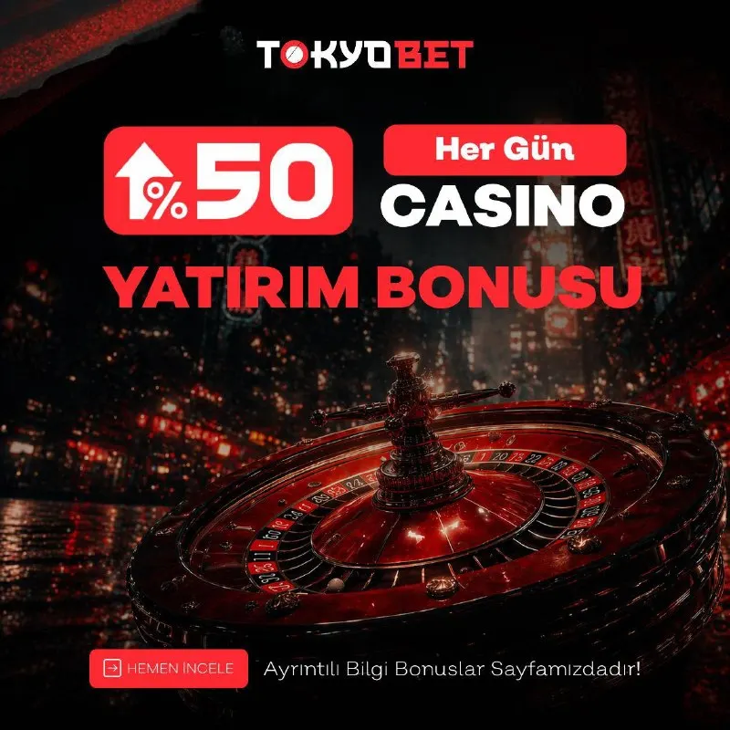 🎰 YATIRIMLARINIZA ÖZEL %50 CASINO YATIRIM BONUSU! ❤️🔥Kazancınızı büyütme zamanı! Casino…