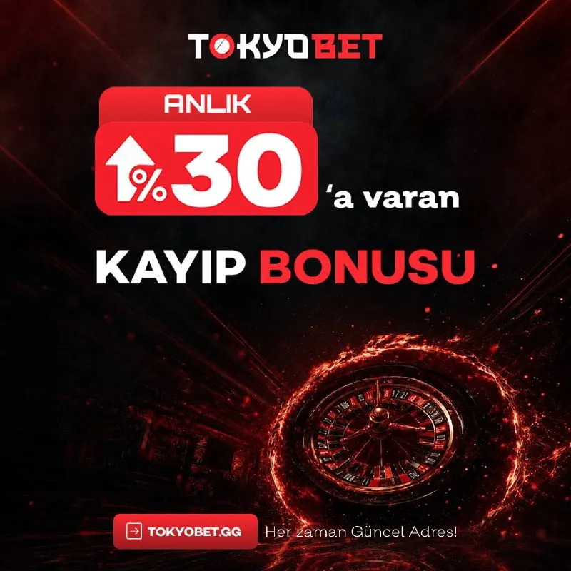🍀 Kazancın adresi Tokyobet’ten herkese 2. Şans! 🔥 %30’a varan anlık kayıp bonusuyla oyun…