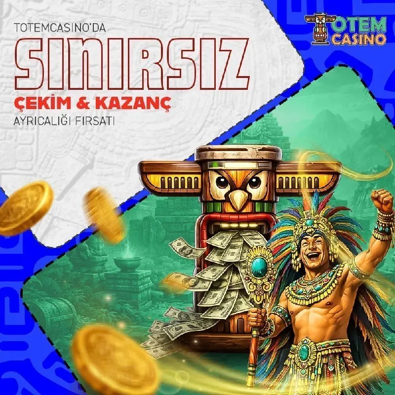 ❗️❗️❗️❗️❗️ 💎 Limitleri Unut, Özgürlüğün Tadını Çıkar! 🔥 💸 Totem’de sınırsız çekim…