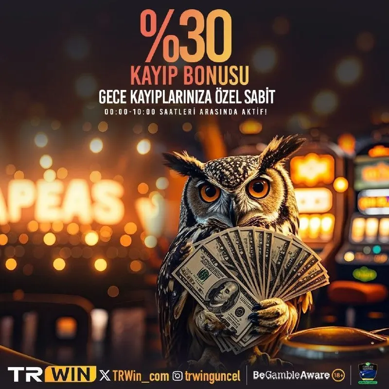🎁GECE YATIRIMLARINIZA ÖZEL %30 DISCOUNT TRWIN'DE!!🎲 🎉Geceleri daha çok kazandırıyoruz!…