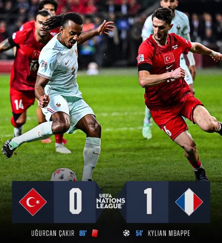 🔥A Milli Takımımız, evinde Fransa’ya mağlup oldu.