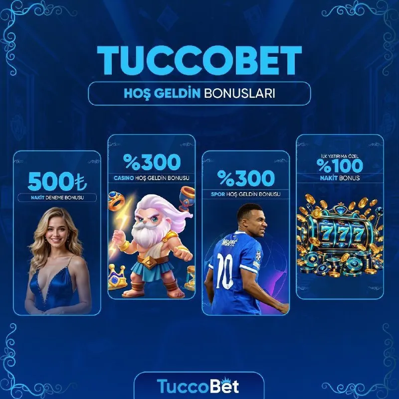 🔥 #Tuccobet'te Hoş Geldin Bonusları 🔥 🎁 500TL DENEME BONUSU 💯 İlk Yatırıma Özel %100…