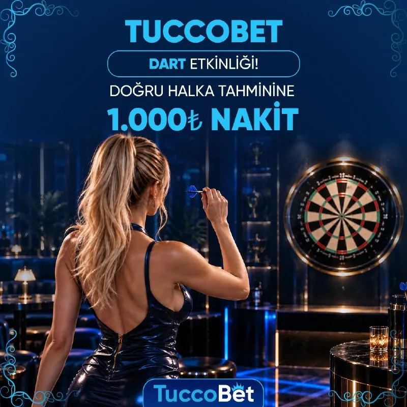 💛 #TUCCOBET 1000₺ NAKİT ÖDÜLLÜ DART TAHMİN ETKİNLİĞİ✍️ 🔵 6.000₺ YAP, 3.000₺ ÇEK✍️ 🔵 Tüm…