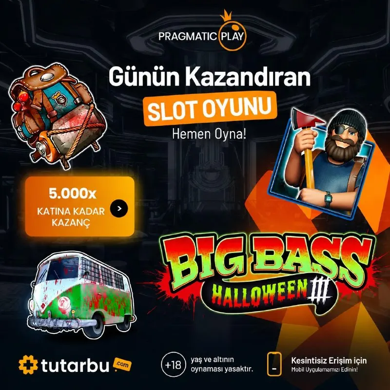 🎰 Tutarbu Günün Slot Oyunu! 🎃 Big Bass Halloween ile 5.000x katına kadar kazanç imkanı! 🖱…