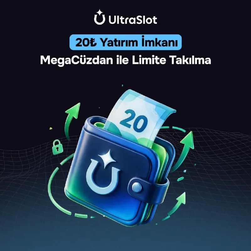 💰 MEGA CÜZDAN SADECE ULTRAS’LOTDA 🔥 MegaCüzdan ayrıcalığıyla her yatırımda alt limit…