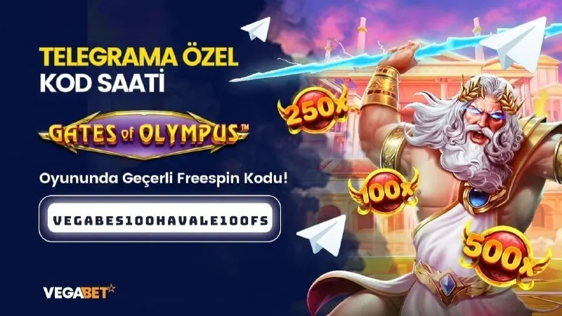 🟥🟥🟥🟥 TÜM BONUSLARA EK🪙 🎁 100 GATES OF OLYMPUS KOD VEGABET'TE🎁 ⚡️500 Kişiye 100 Gates of…