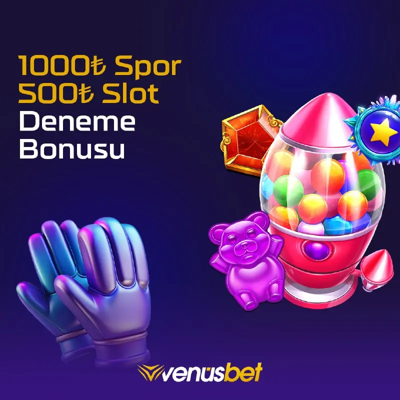 🟦 #VenusBet'ten üyelerine özel SPOR'da 1000₺ veya SLOT alanında 500₺ deneme bonusu ile…