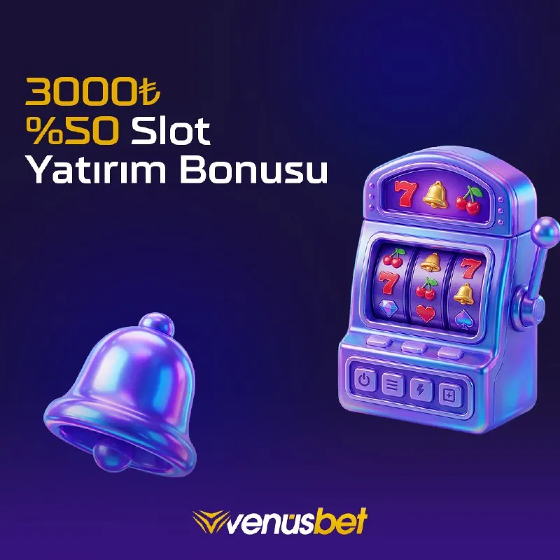 🔥 Slot heyecanı zirvede! 3000₺’ye kadar %50 yatırım bonusu #Venus'te seni bekliyor! 🎰 Her…