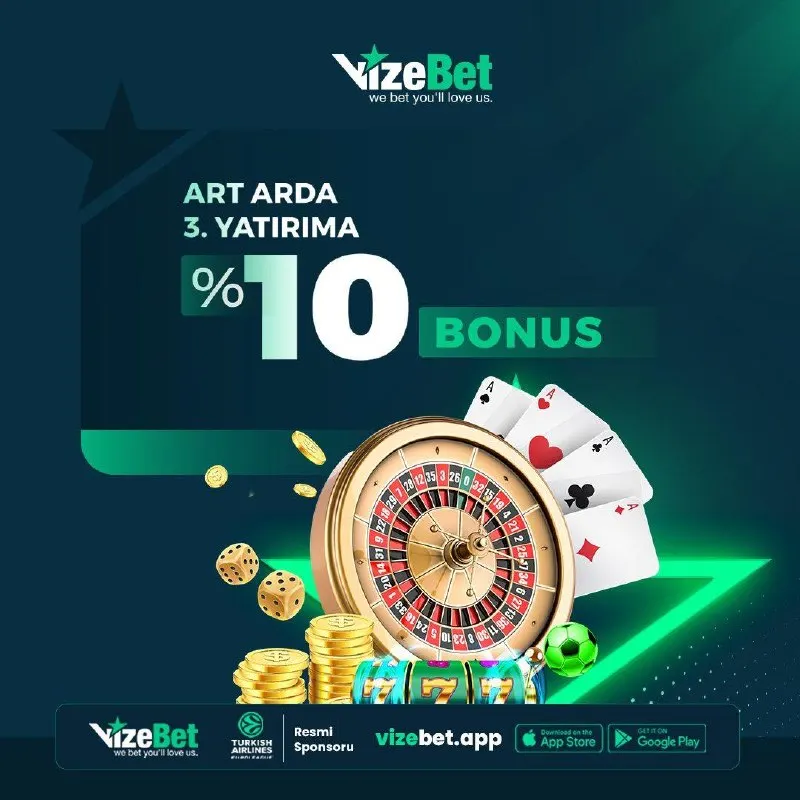 ☺️☺️☺️ Art Arda 3 Yatırıma %10 Bonus! 📅Cumartesi ve Pazar günleri yapacağın art arda 3…